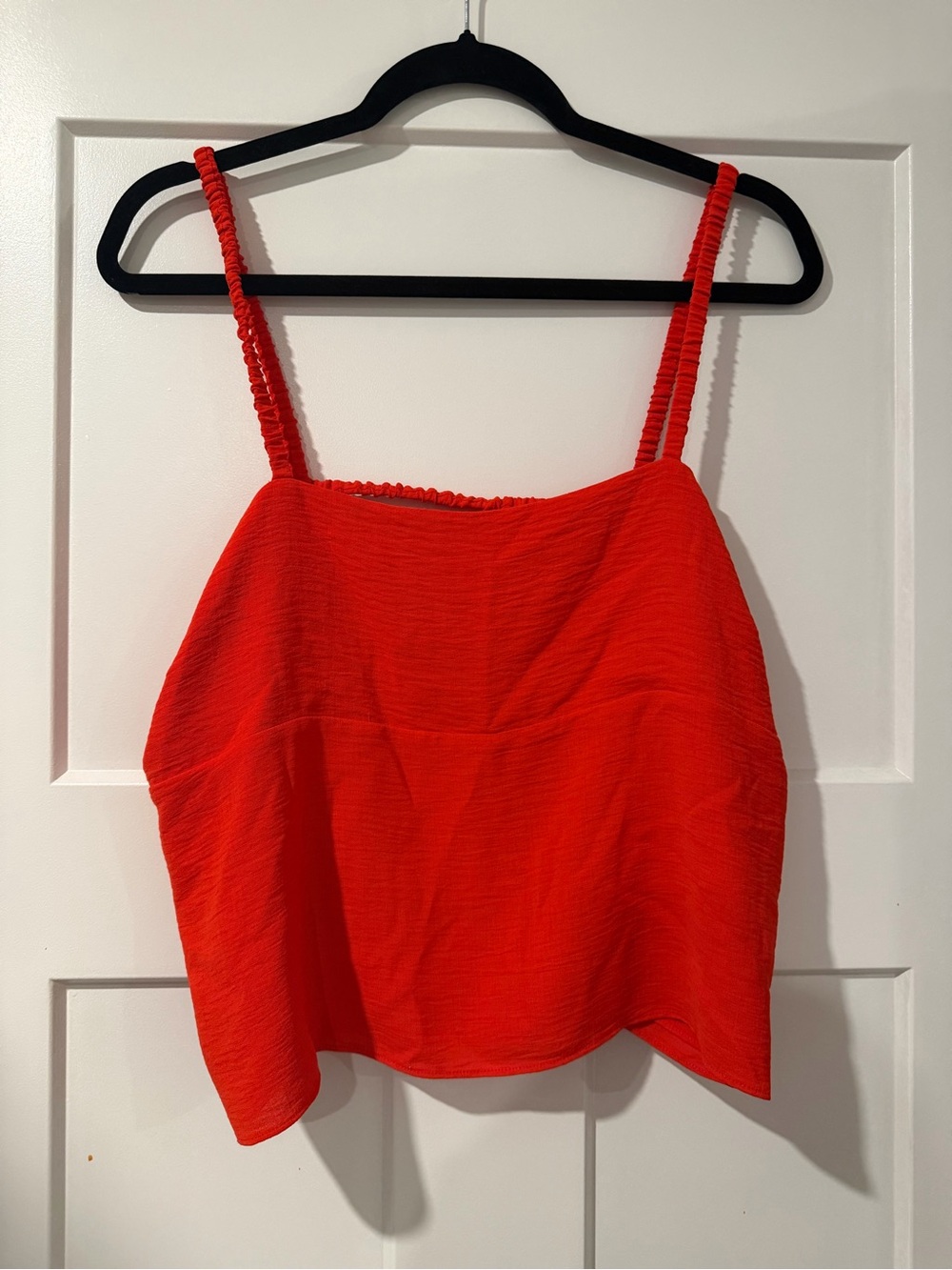 Gianni Bini Bright Red Textured Spaghetti Strap Camisole